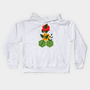 Leaves art Kids Hoodie